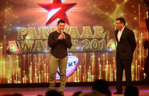 Aamir Khan at Star Parivaar Awards