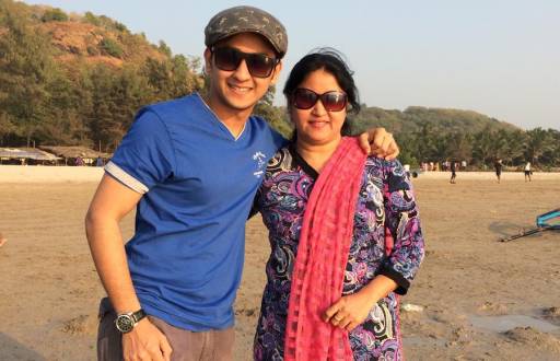Meghan Jadhav and mom Reema