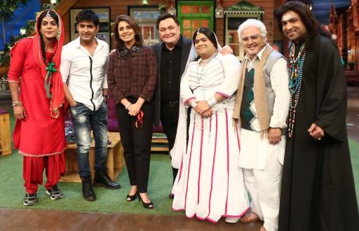 Neetu and Rishi Kapoor on The Kapil Sharma Show
