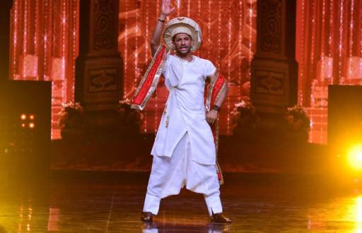 Judge - Terence Lewis as Bajirao on the sets of Nach Baliye