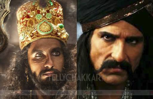  Ranveer Singh and Mukesh Rishi as Sultan Alauddin Khilji