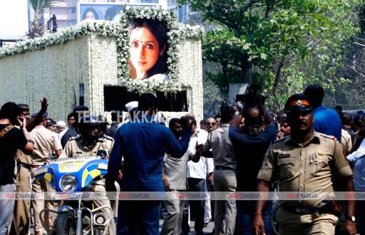 Sridevi's last rites will be penned in the history