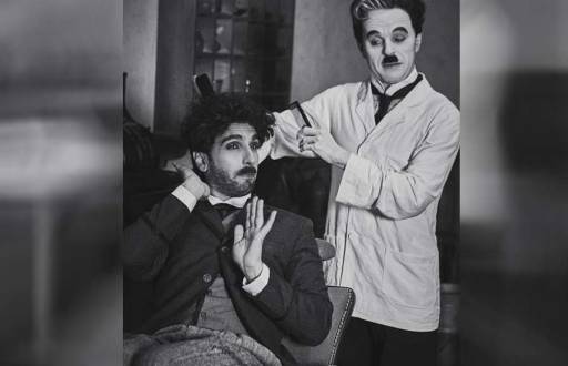Ranveer Singh steals the look of Charlie Chaplin and leaves us in awwww!!!