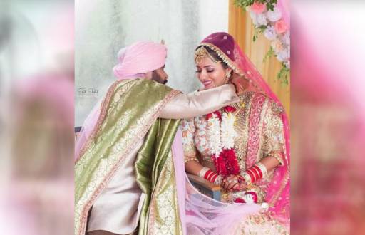 In pics: Ridheema Tiwari & Jaskaran Singh’s Punjabi wedding! 