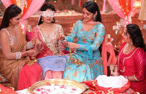 Wedding Pictures and Chooda ceremony  of Hanuman and Babita in Patiala Babes