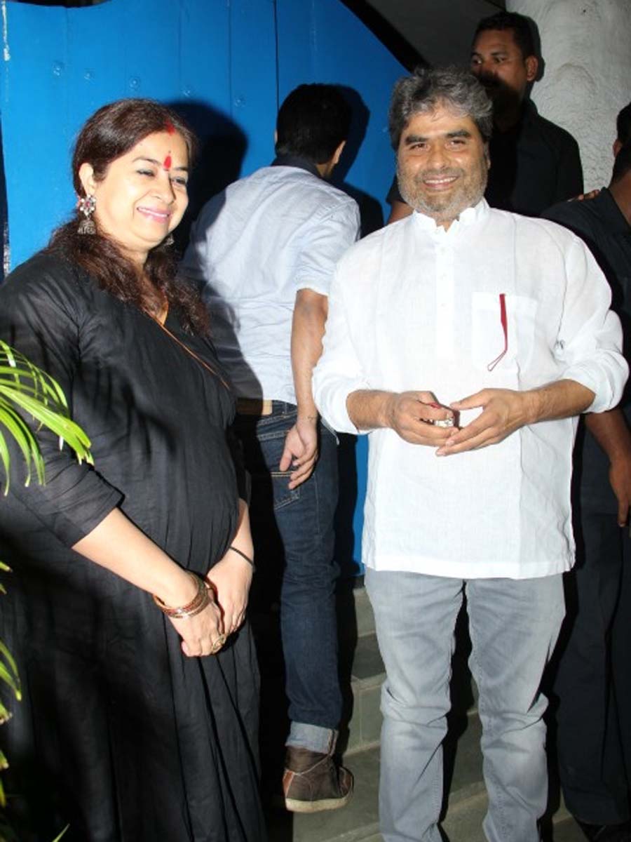 Vishal and Rekha Bhardwaj
