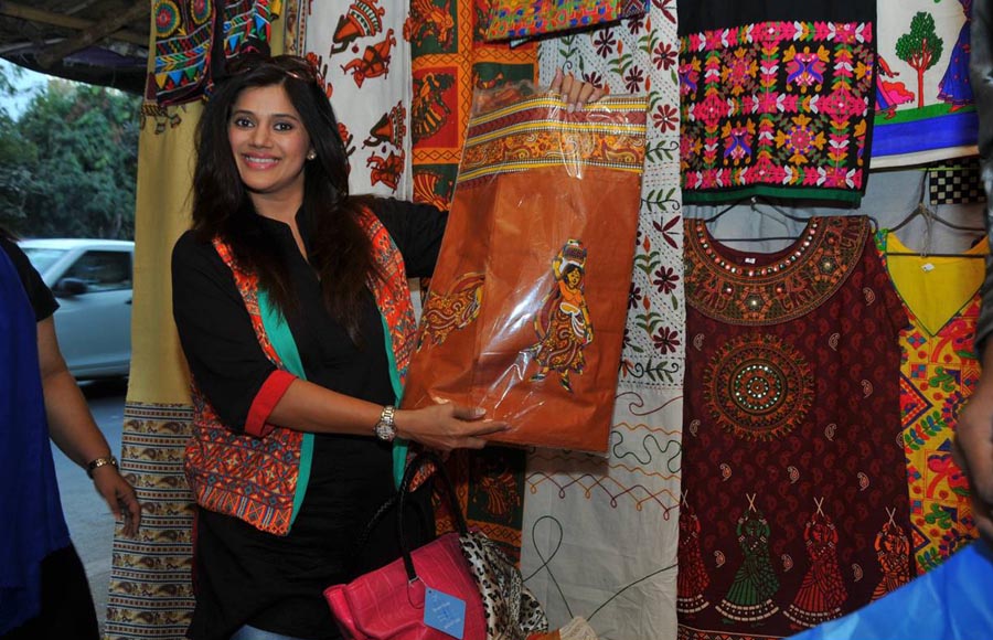Karuna Pandey on a shopping spree