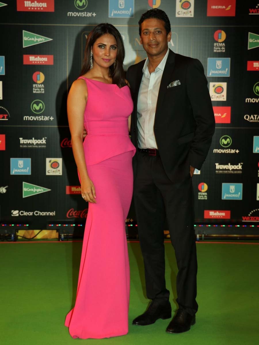Lara Dutta with husband Mahesh Bhupathi
