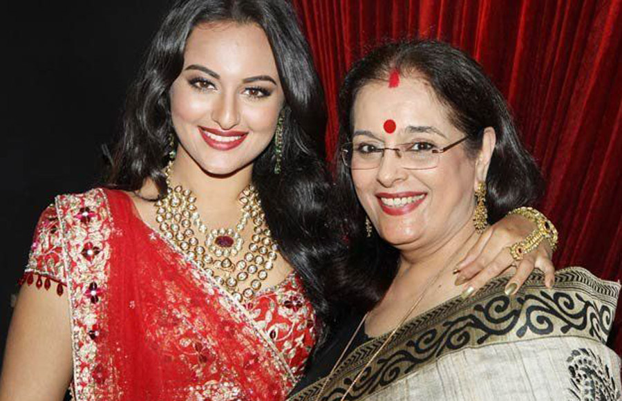 Poonam Sinha and her daughter Sonakshi Sinha