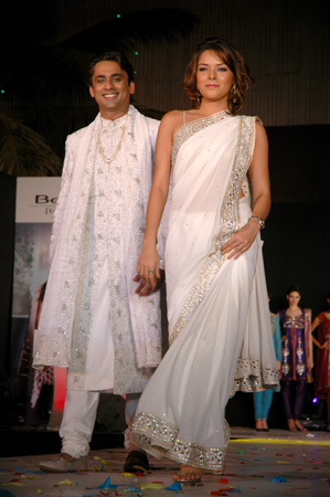 Anuj Saxena with Udita Goswami