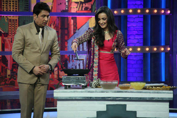 Sanaya Irani and Shekhar suman