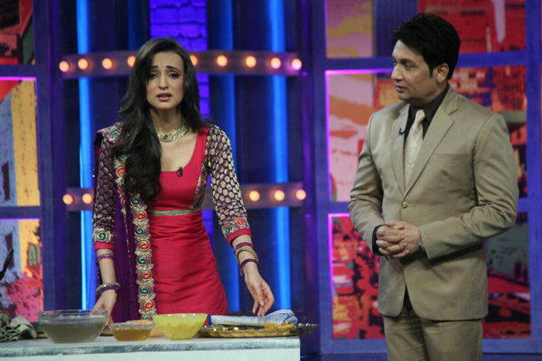 Sanaya Irani and Shekhar suman