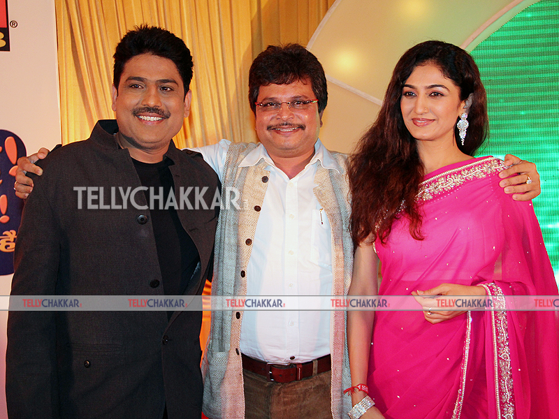 Shailesh Lodha, Producer Asit Modi and Neha Mehta