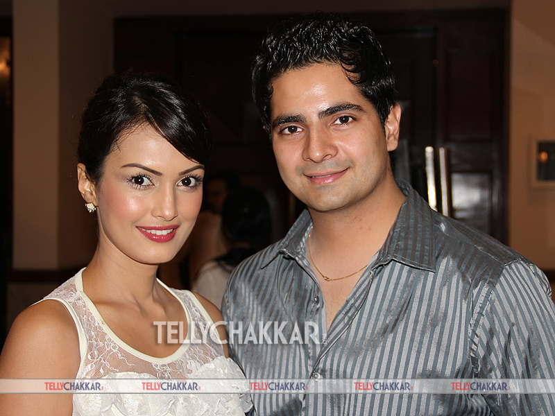 Nisha Rawal and Karan Mehra