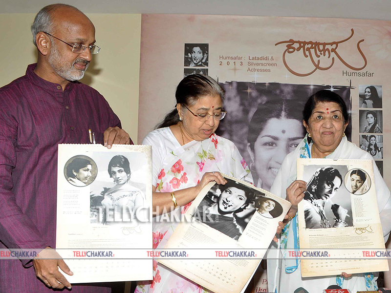 Lata Mangeshkar and Usha Mangeshkar