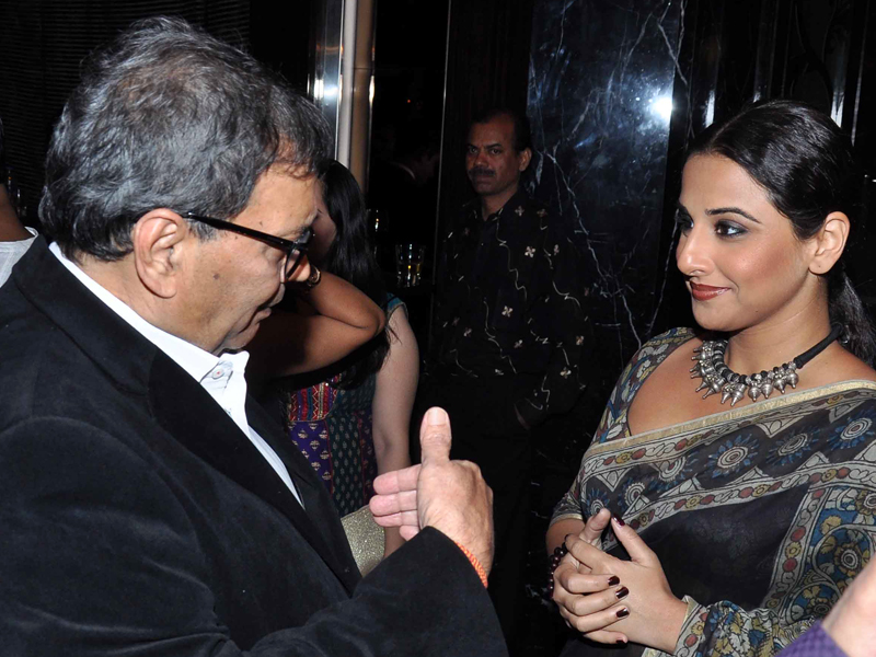 Subhash Ghai with Vidya Balan