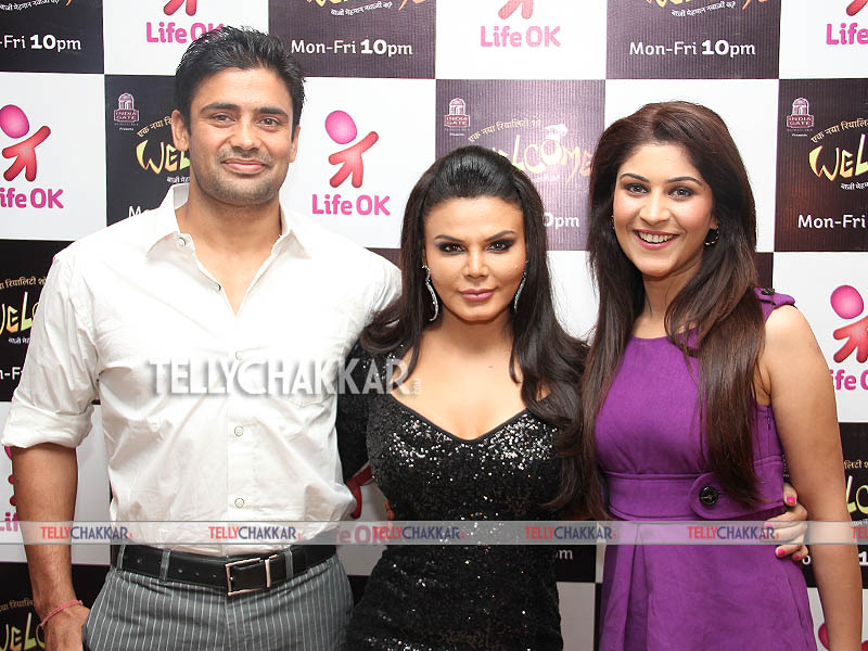 Sangram Singh, Rakhi Sawant and Aanchal Sabharwal