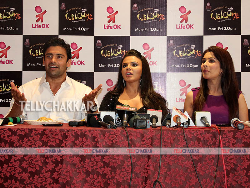 Sangram Singh, Rakhi Sawant and Aanchal Sabharwal