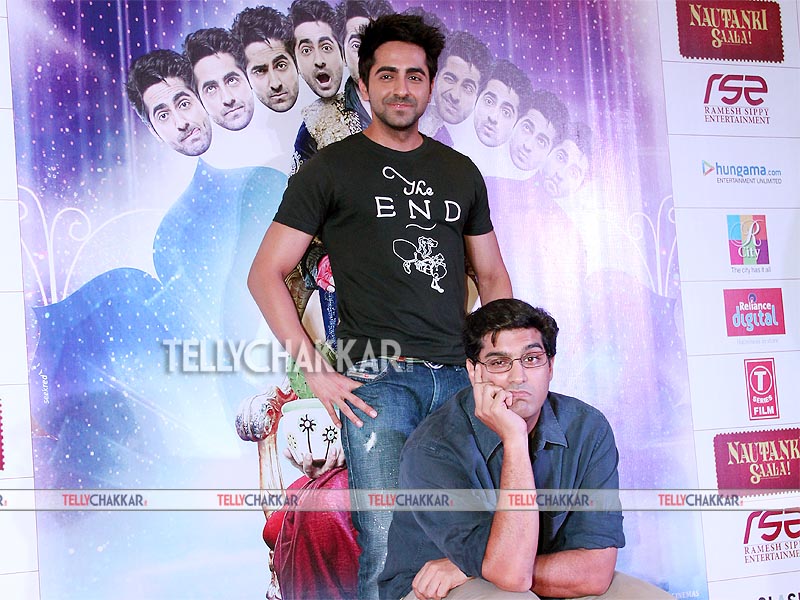 Ayushmann Khurrana with Kunal Roy Kapur