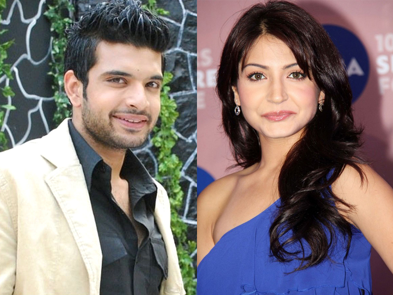 Karan Kundra with Anushka Sharma