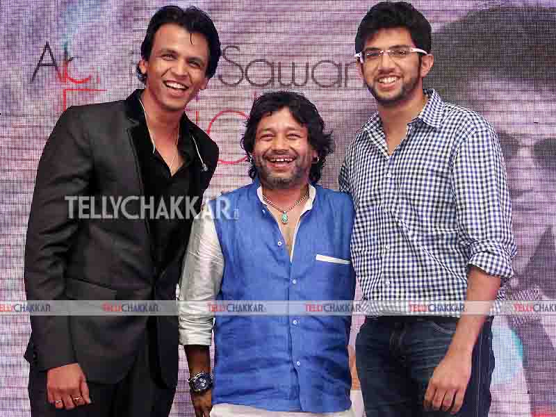 Abhijeet Sawant, Kailash Kher and Aditya Thackeray