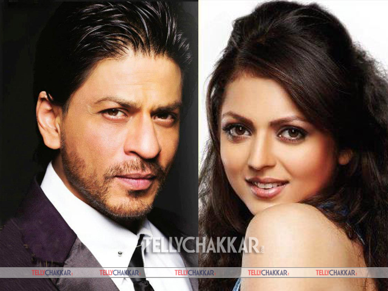 Shah Rukh Khan and Drashti Dhami