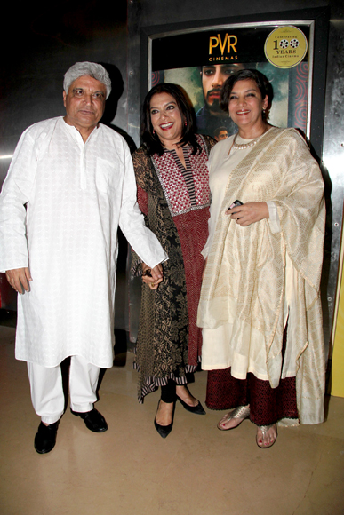 Javed Akhtar, Mira Nair and Shabana Azmi