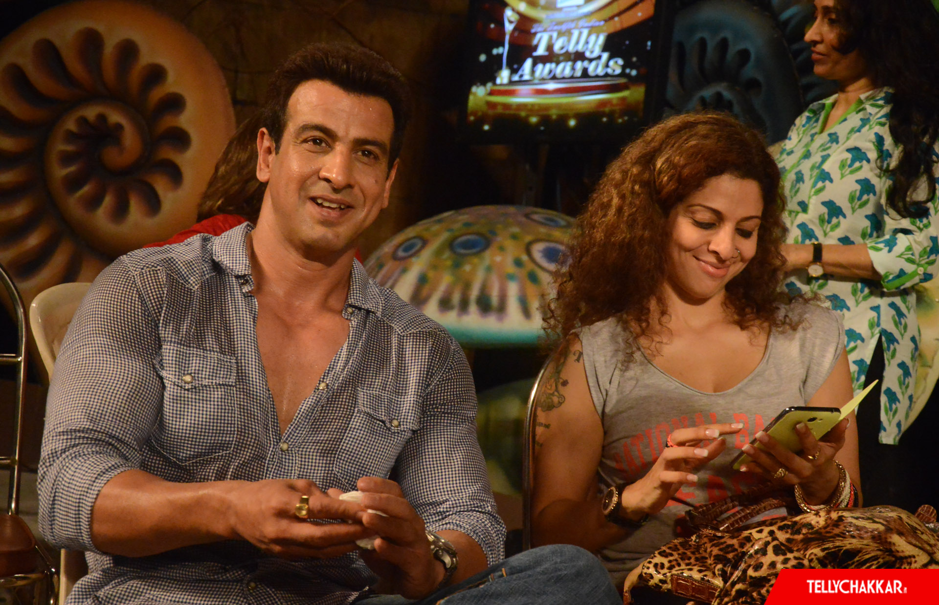 Ronit Roy and Tanaaz Irani