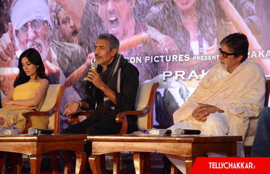 Amrita Rao,Prakash Jha and Amitabh Bachchan