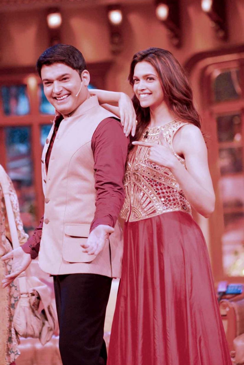 Kapil Sharma with Deepika Padukone