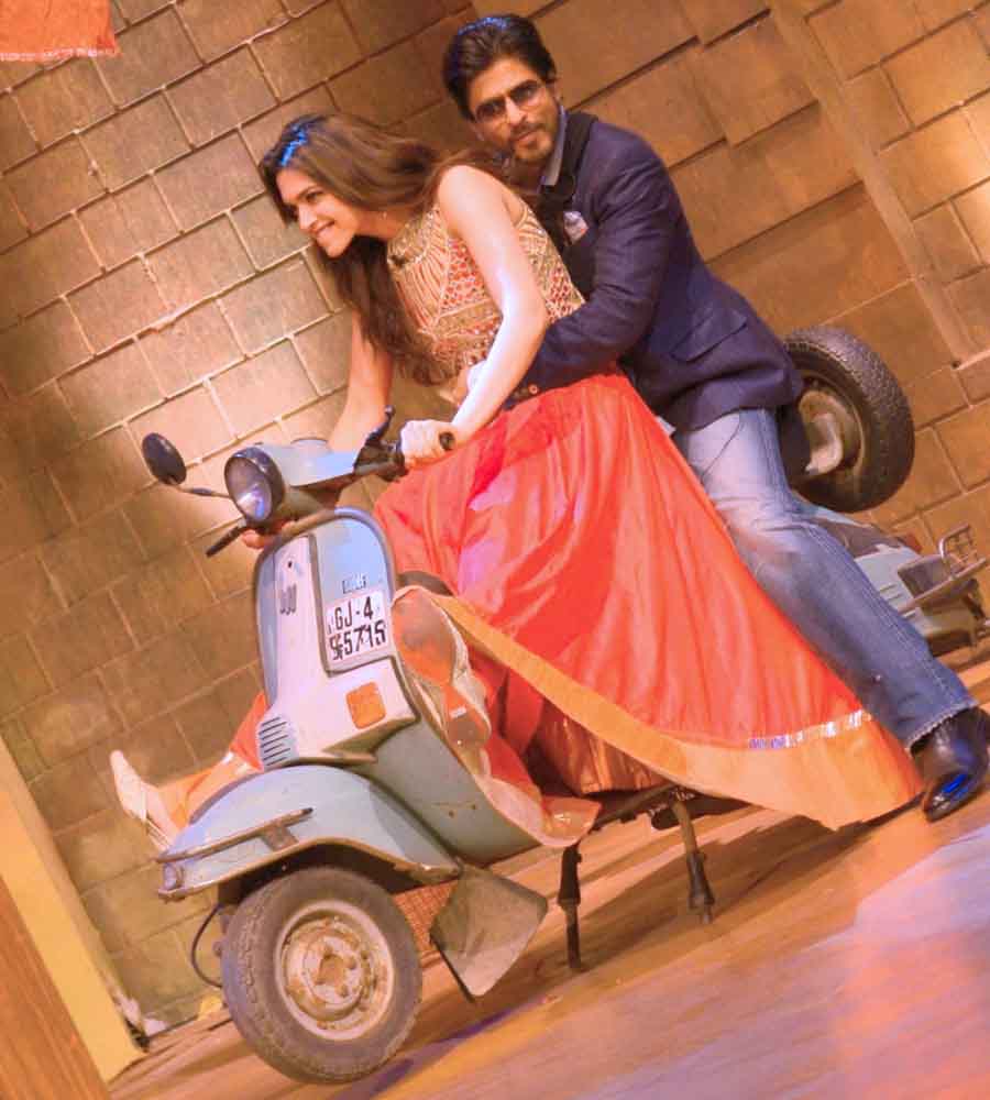 Deepika Padukone and Shah Rukh Khan