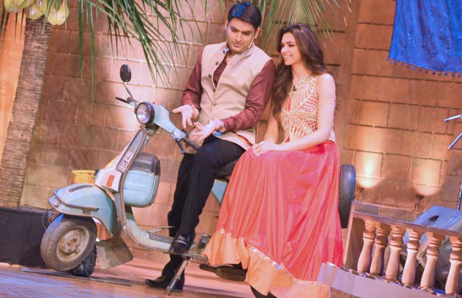 Kapil Sharma with Deepika Padukone