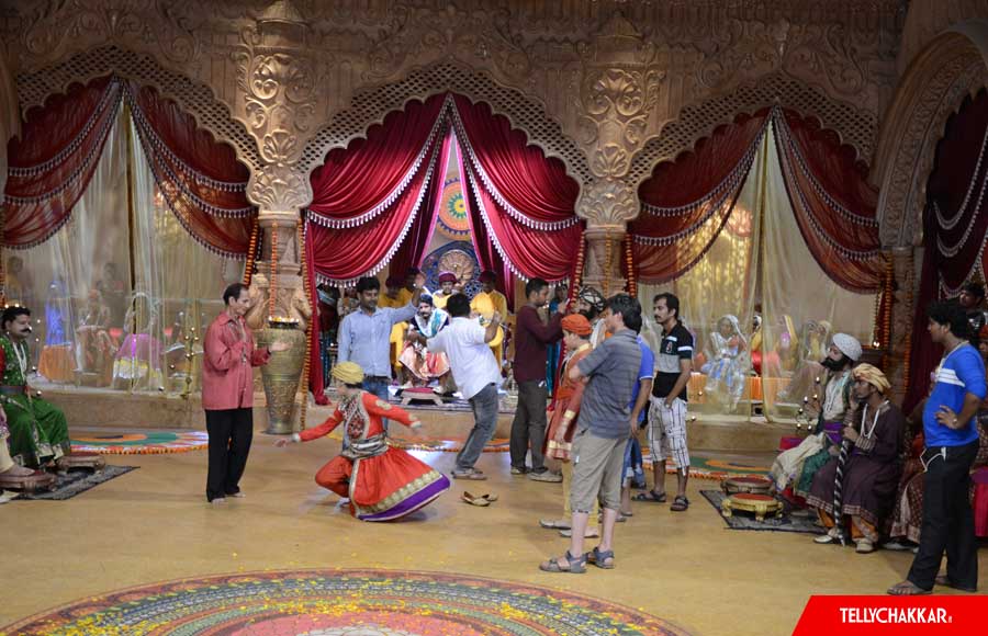 On the sets of Sony TV's Maharana Pratap