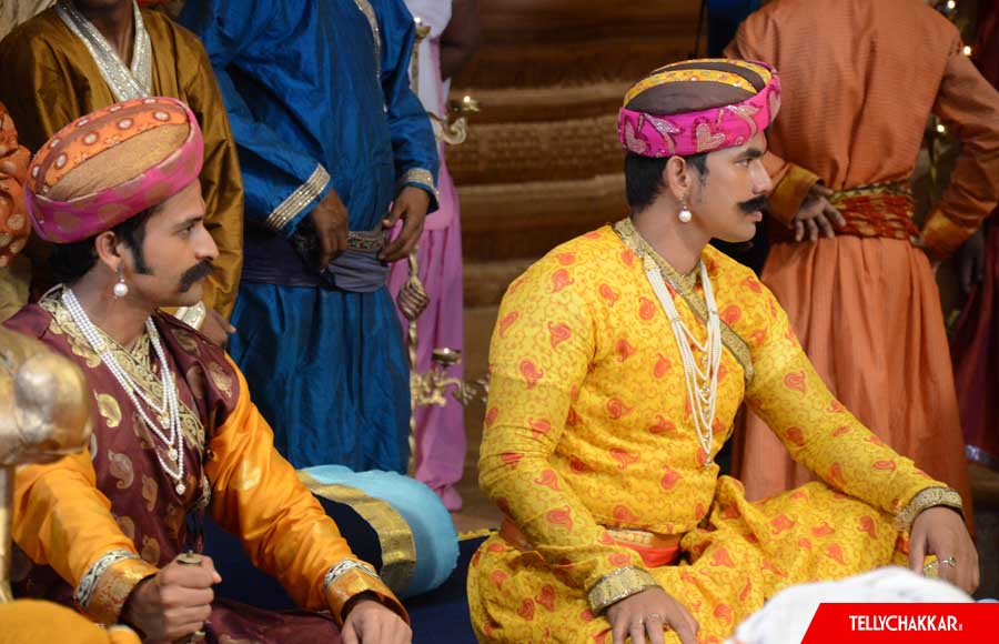 On the sets of Sony TV's Maharana Pratap