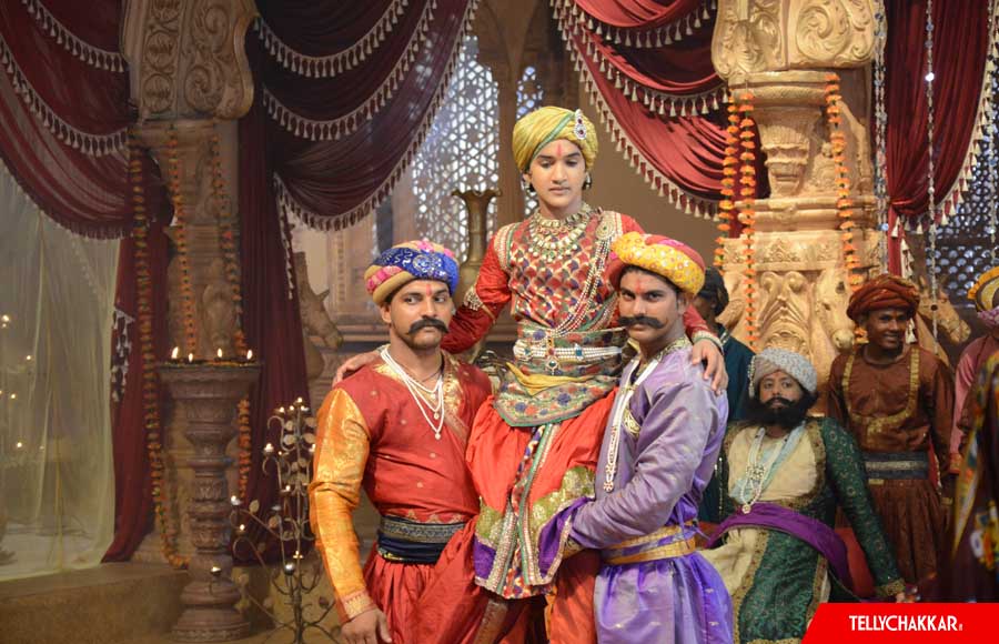 On the sets of Sony TV's Maharana Pratap