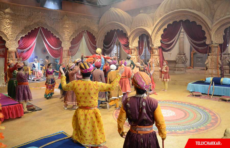 On the sets of Sony TV's Maharana Pratap