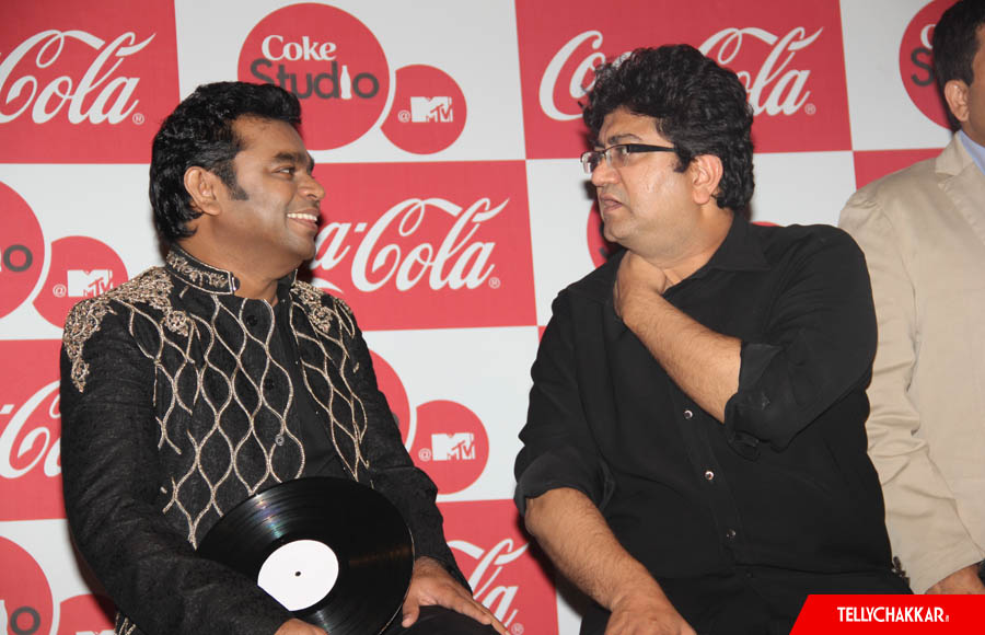 A.R.Rehman with Prasoon Joshi