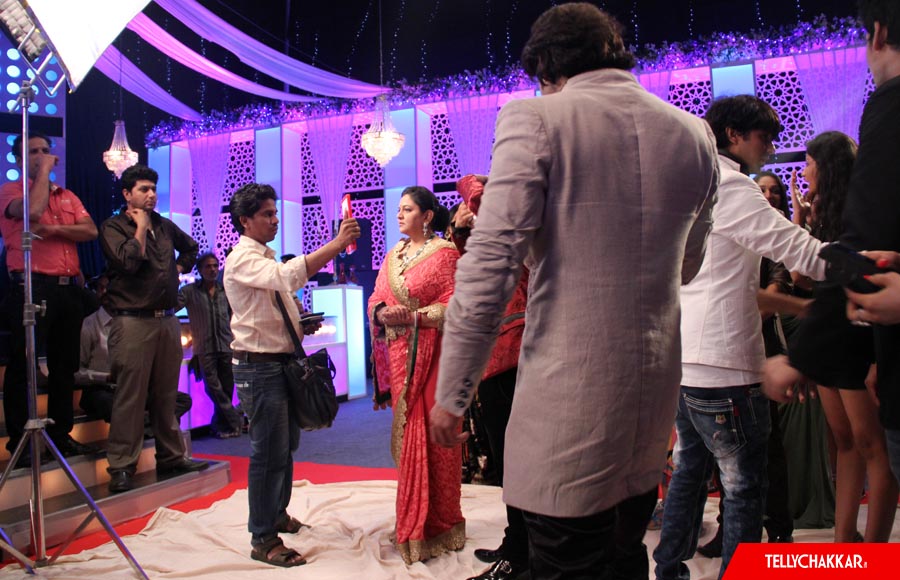 On the sets: Colors' Madhubala