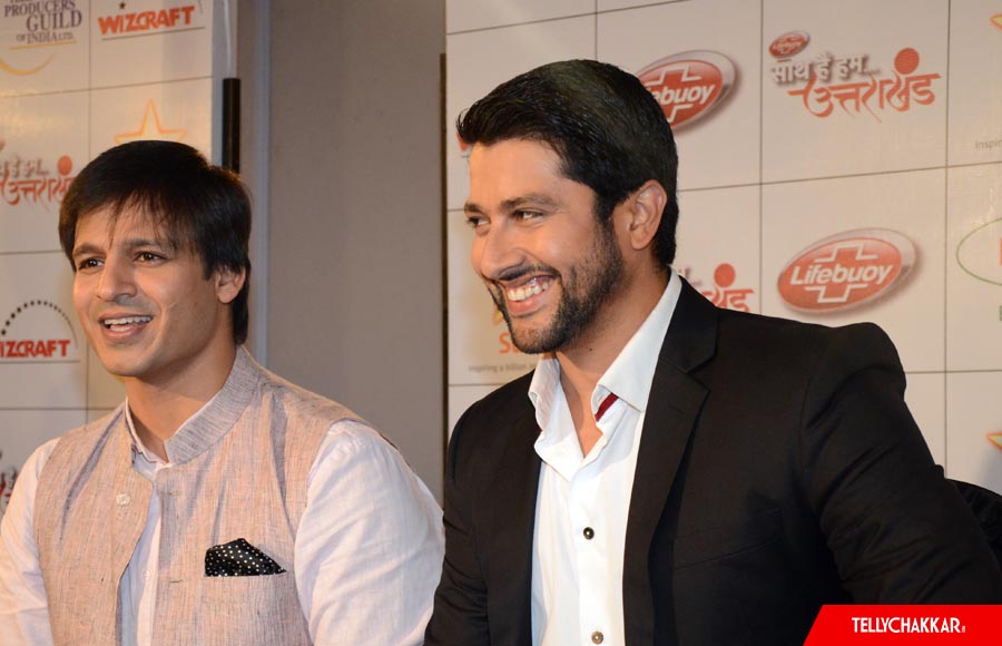 Vivek Oberoi with Aftab Shivdasani