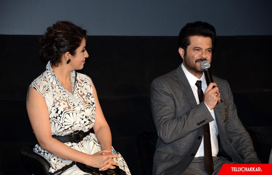 Tisca Chopra with Anil Kapoor