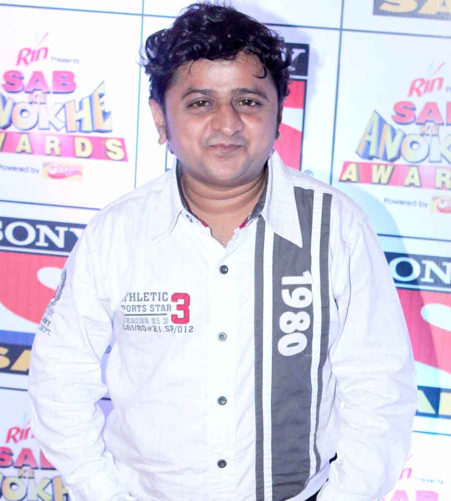 Sridhar Watsar on the red carpet at SAB Ke Anokhe Awards