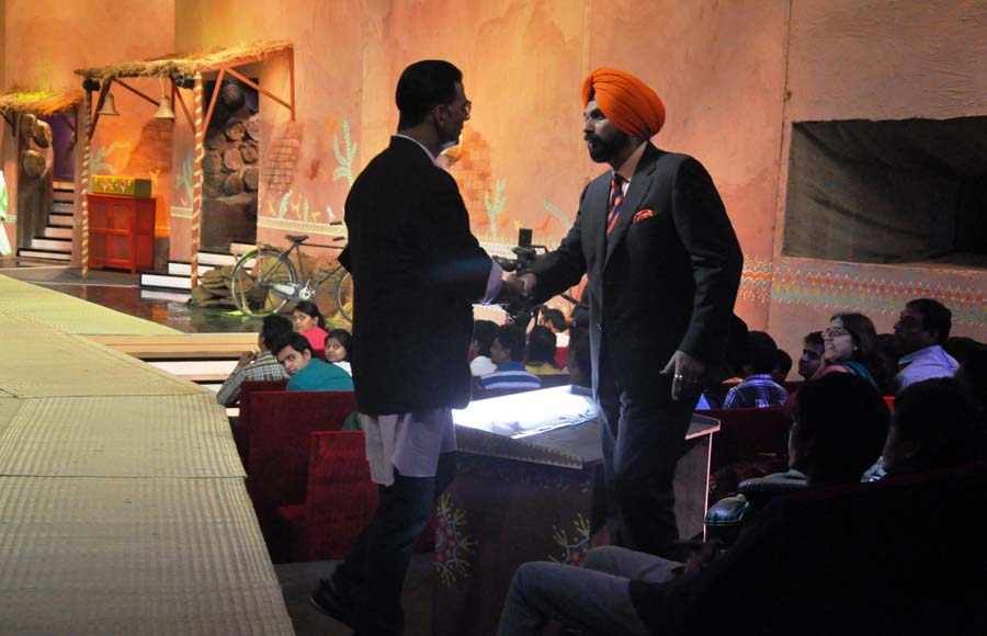 Akshay Kumar and Navjyot Singh Sidhu