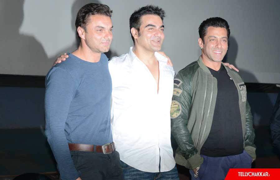 Sohail Khan, Arbaaz Khan and Salman Khan