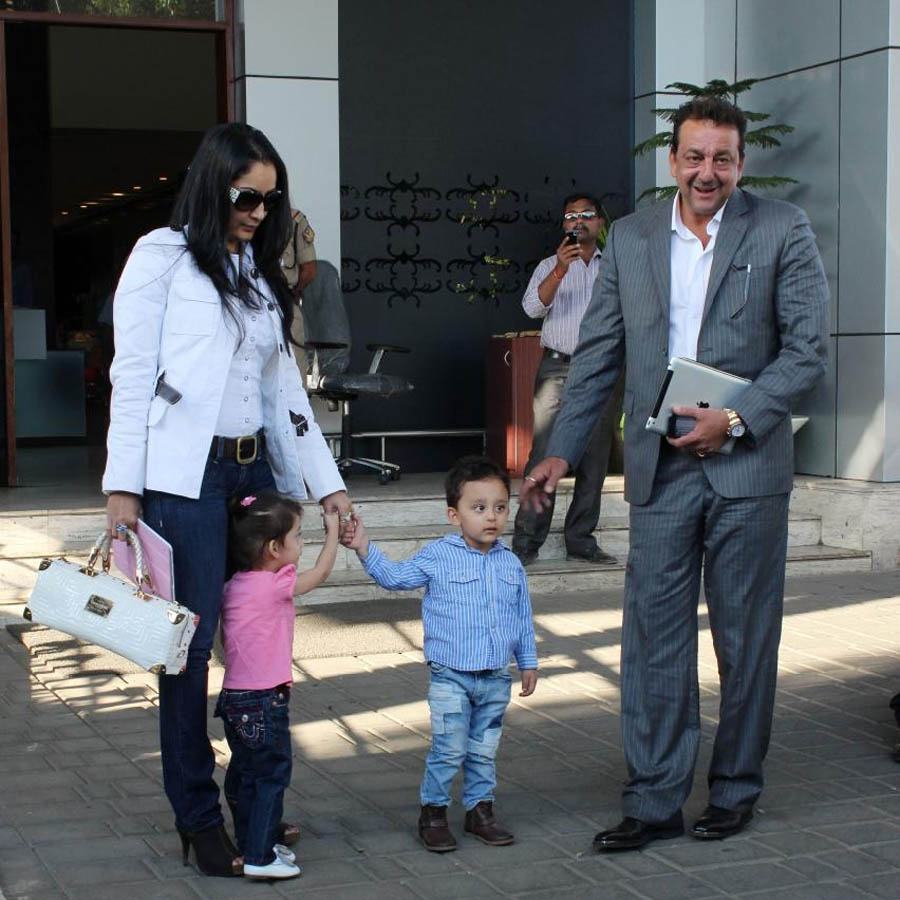 Sanjay Dutt with Family