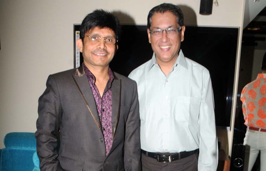 Kamaal R Khan with Taran Adarsh