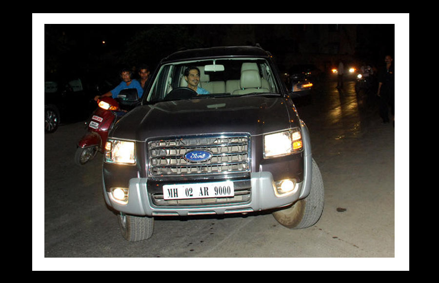 Dino Morea with his Ford