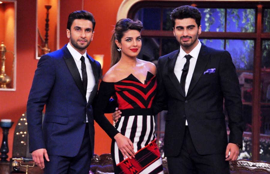 Ranveer Singh, Priyanka Chopra and Arjun Kapoor