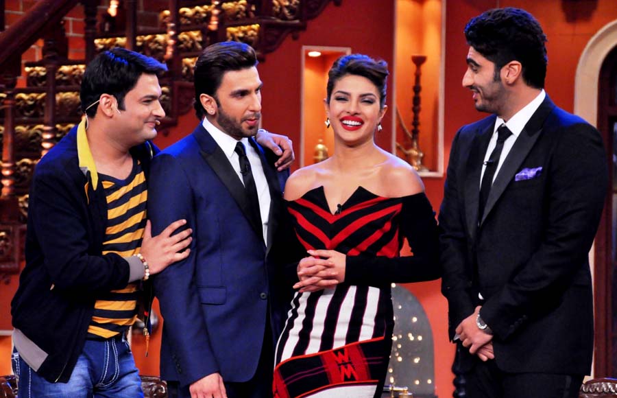 Kapil Sharma ,Ranveer Singh, Priyanka Chopra and Arjun Kapoor