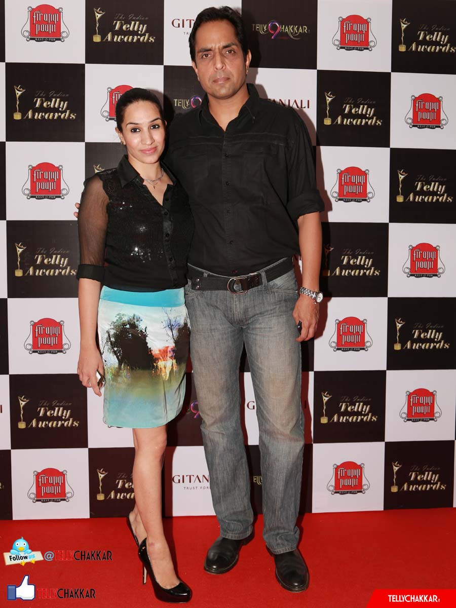 Vishwajit Pradhan with wife