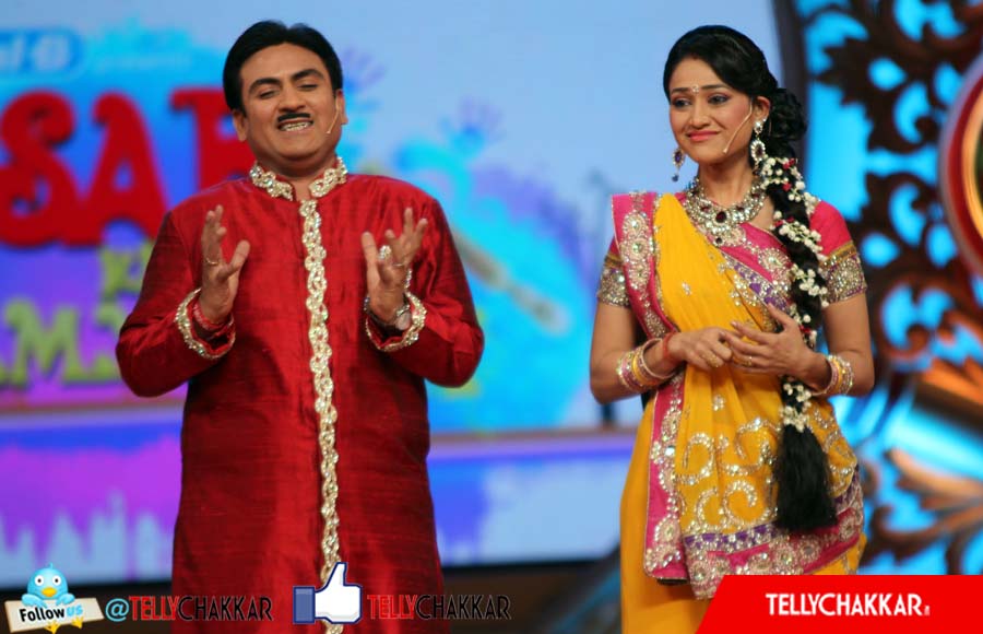 Dilip Joshi (Jetha) and Disha Vakani (Daya)